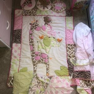 Carters Jungle Collection Vintage Nursery Bed Set (8pc)